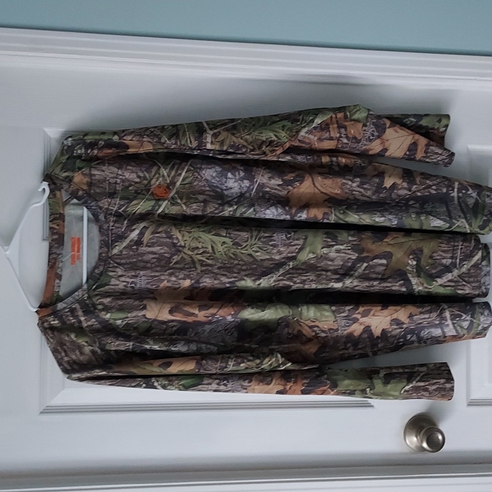 Men's Long-sleeved Camouflage Shirt